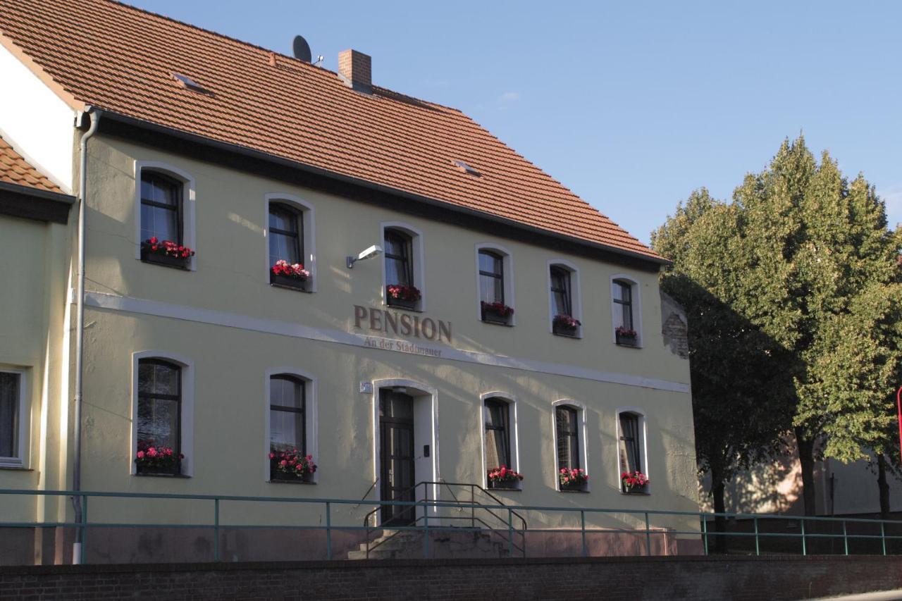 Pension an der Stadtmauer Gartz Exterior foto